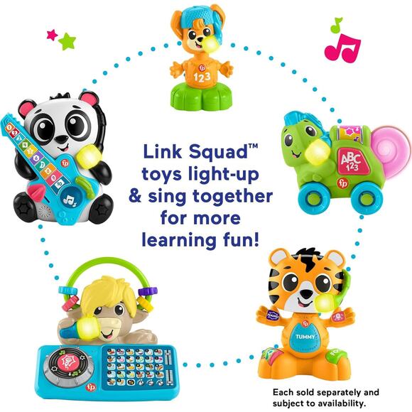 🔥Fisher-Price Baby Learning Toy Link Squad Jam & Count Panda Music & Lights🔥 - Picture 5 of 6